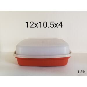 Vintage Tupperware Meat Marinade Season 'N Serve Container Paprika Base #1295